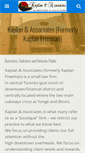 Mobile Screenshot of kaplanfreeman.com